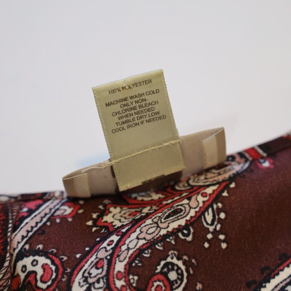 ANN TAYLOR LOFT Medium Sleeveless Blouse Burgundy - Picture 7 of 7